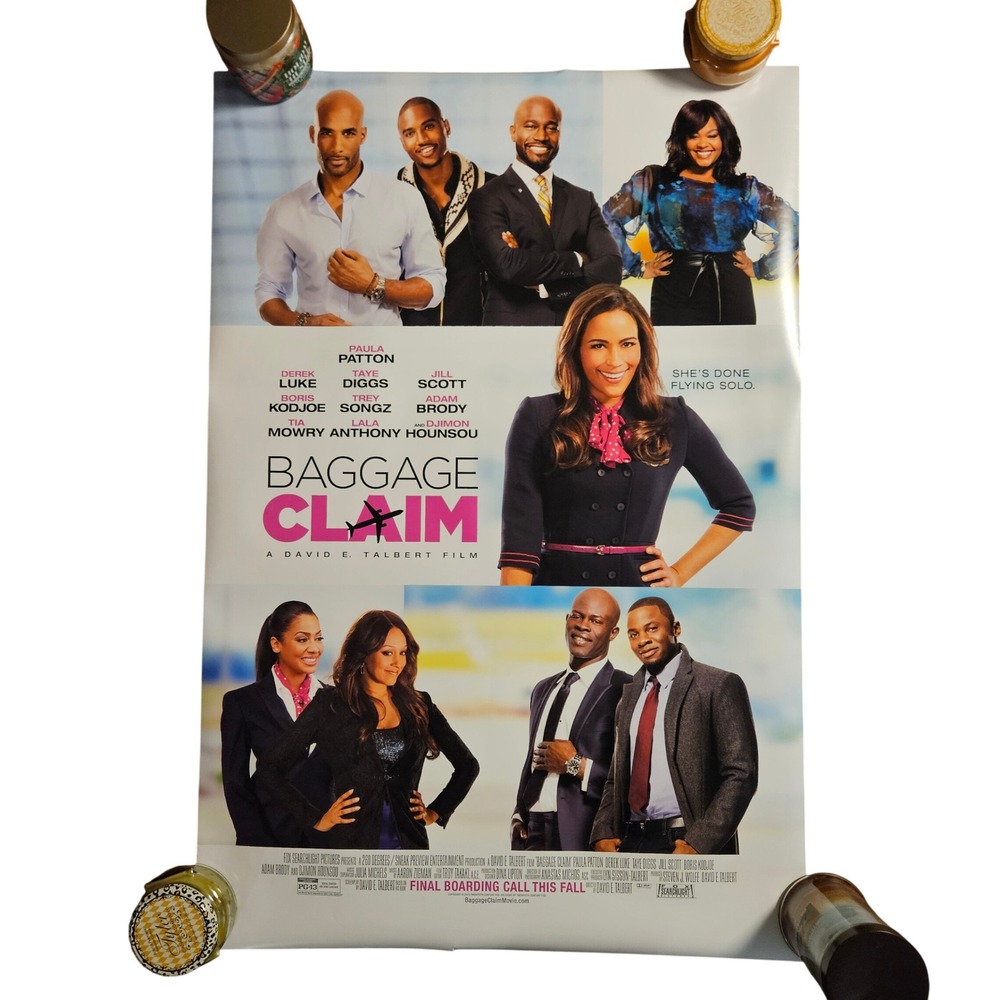 Baggage Claim 2013 Original Movie Poster 27x40 Paula Patton Taye Diggs D/S